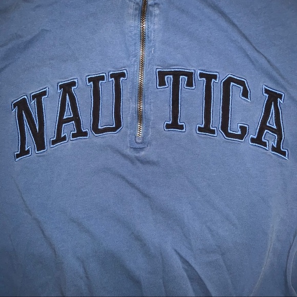 NAUTICA Long Sleeve Tee with Half Zip - Picture 3 of 4